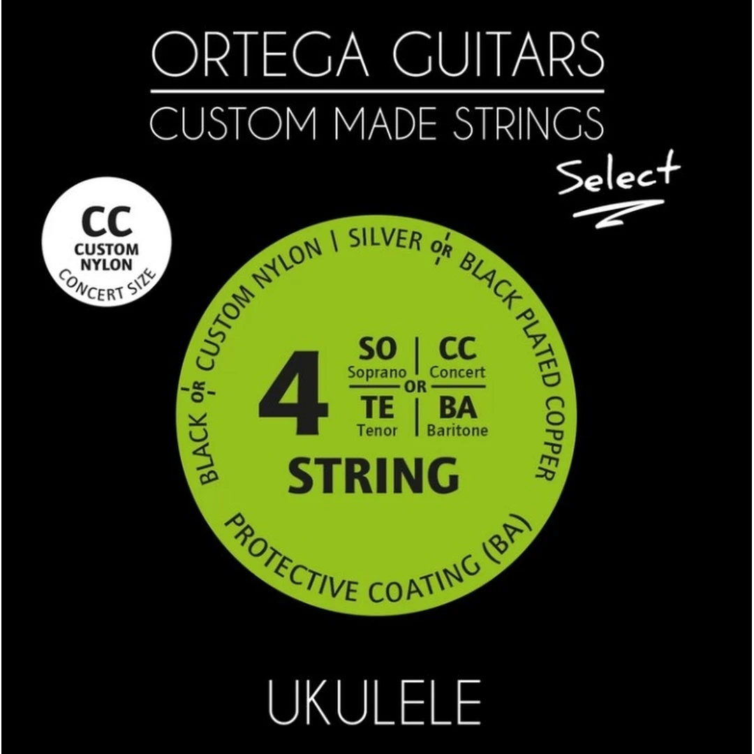 Струны для укулеле Ortega UKS-CC Select
