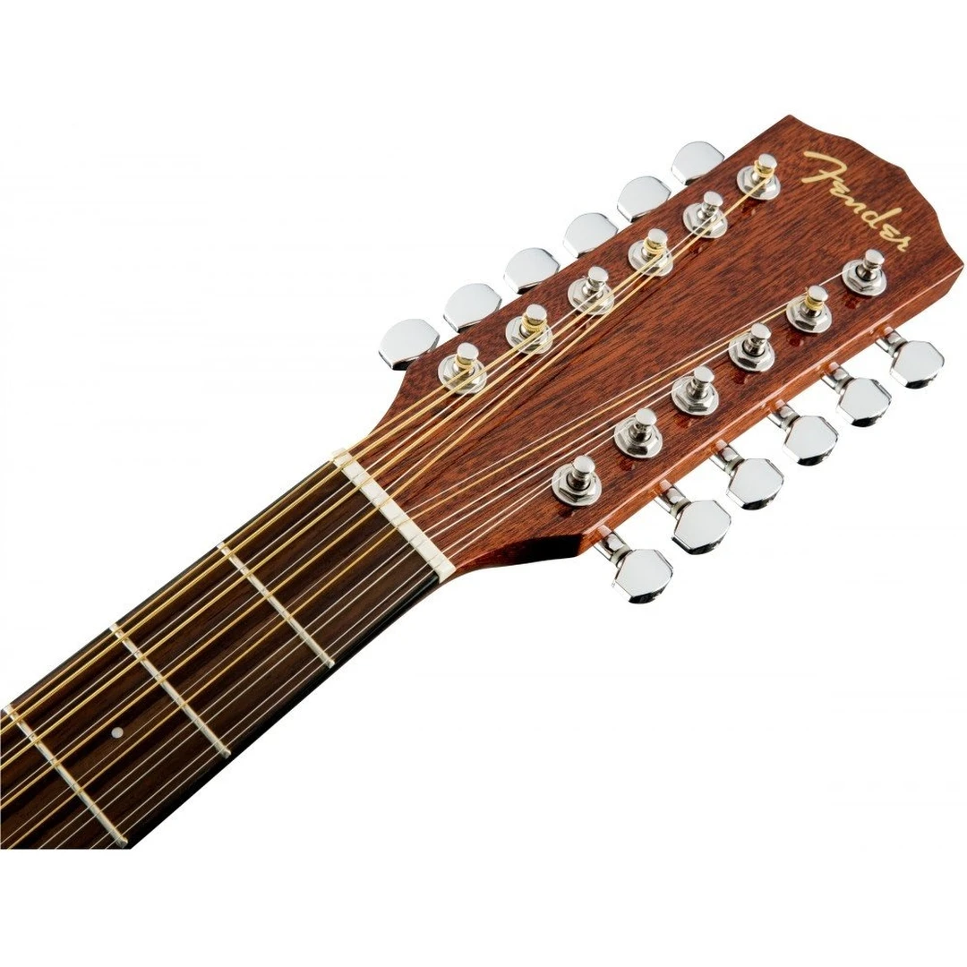 12-струнная электроакустическая гитара Fender CD-60SCE-12 Nat