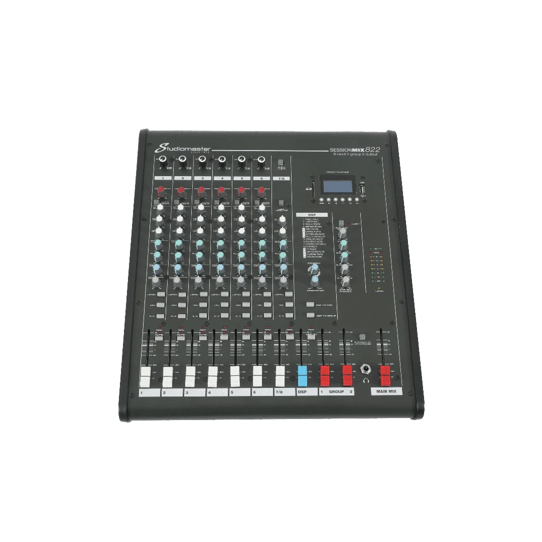 Аналоговый пассивный микшерный пульт Studiomaster Sessionmix 822