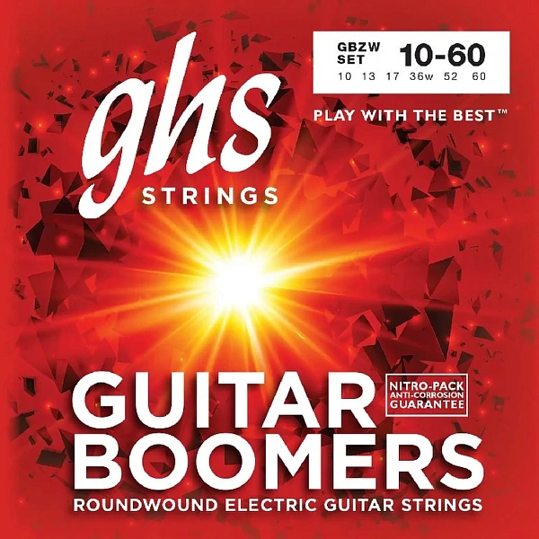 Струны для электрогитар GHS GBZW Zakk Wylde 10-60