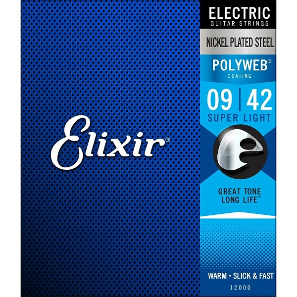 Струны для электрогитары Elixir 12000 9-42