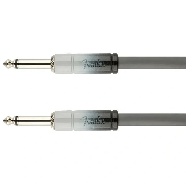 Инструментальный кабель Fender Ombre Instrument Cable Straight/Straight 10" Silver Smoke