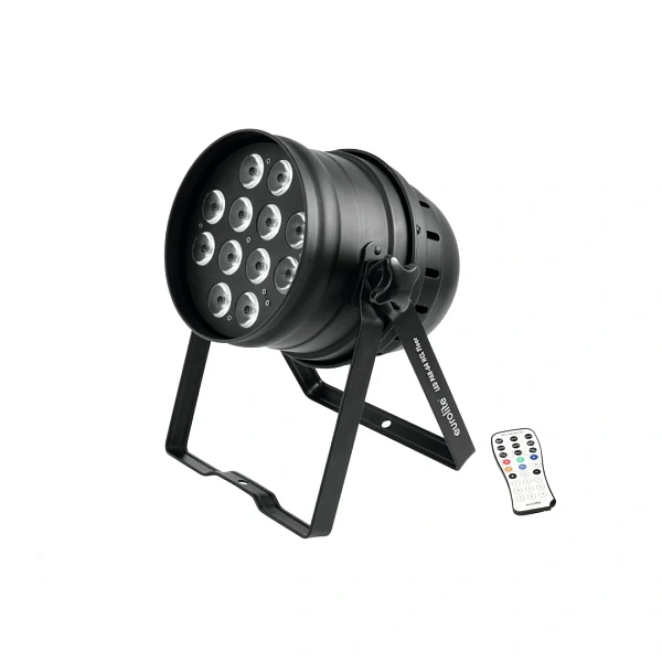 Прожектор светодиодный Eurolite LED PAR-64 HCL 12xl0W Floor BK