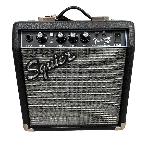 Гитарный набор Fender Squier Sonic Strat MN WPG BLK + Комбоусилитель и аксессуары