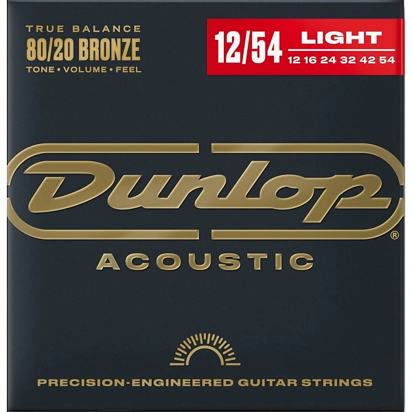 Струны для акустической гитары Dunlop DAB1254 12-54