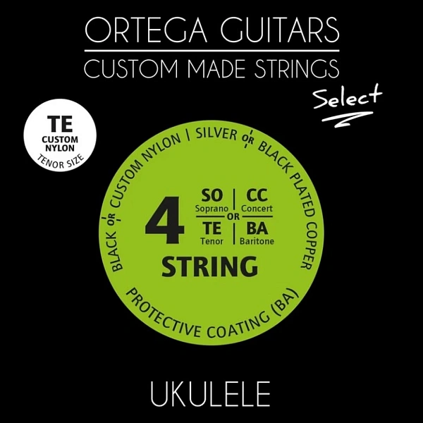 Струны для укулеле Ortega UKS-TE Select