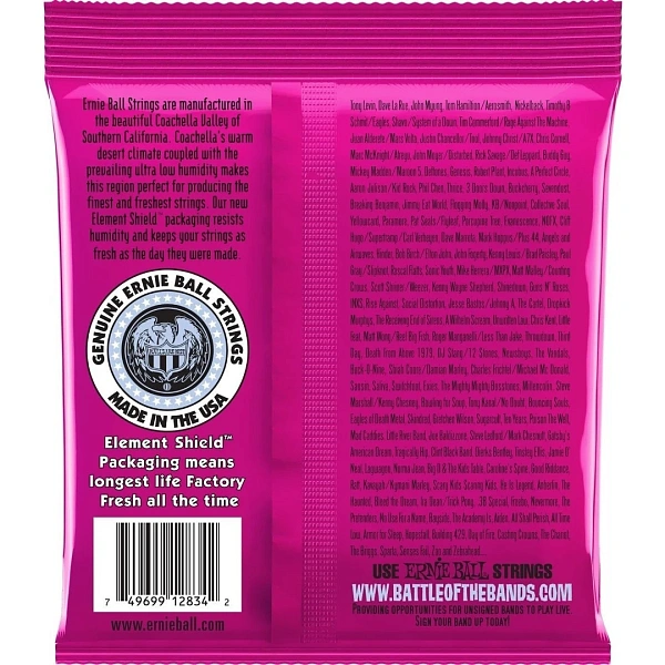 Струны для бас-гитар Ernie Ball 2834 45-100 4-String